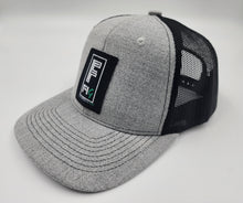 Load image into Gallery viewer, Black/Grey FIG Snapback Trucker Cap
